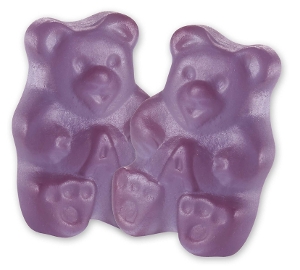 Albanese Purple Grape Gummi Bears  gummy candy